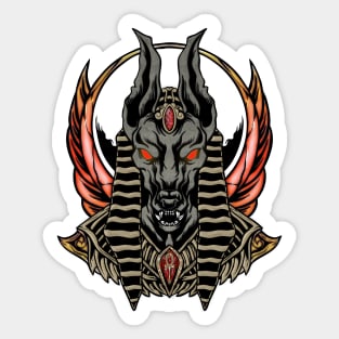 Anubis the  God of the Dead Sticker